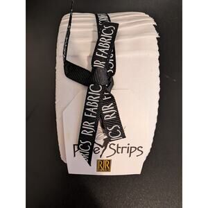 Cotton Supreme White Pixie Strips aka Jelly Roll by RJR Fabrics